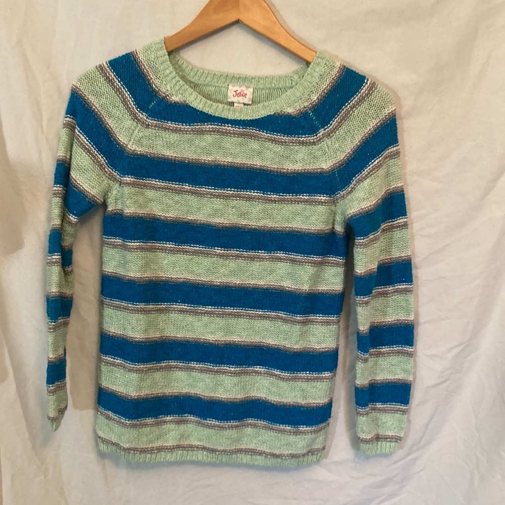 Justice Winter Sweater Blue Shades
